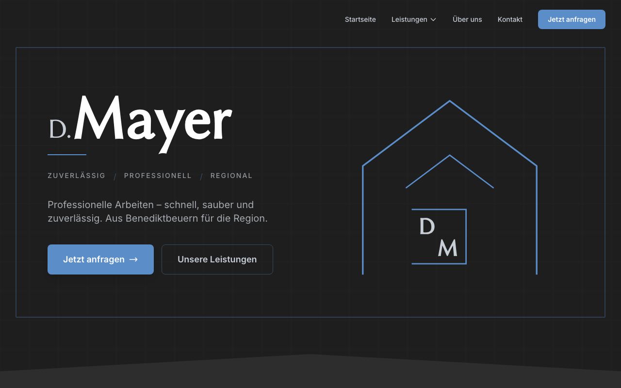 Screenshot: D. Mayer Service